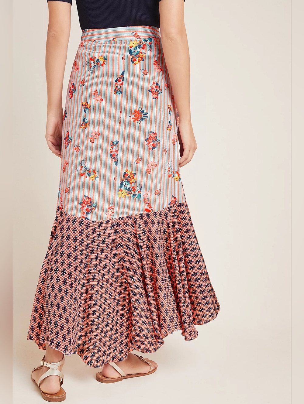 Anthropologie 'Casablanca' Maxi Skirt from Bhanuni By Jyoti, Size 6 - Picture 3 of 12